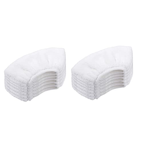 Geuxe 12 PCS Mop Cloth Cover for Easyfix SC1 SC2 SC3 SC4 SC5 SV7 Replacement Steam Cleaner Rags Pads