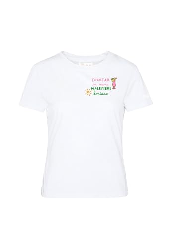 T-shirt Saint Barth Mc2 en coton avec broderies premium pour femme