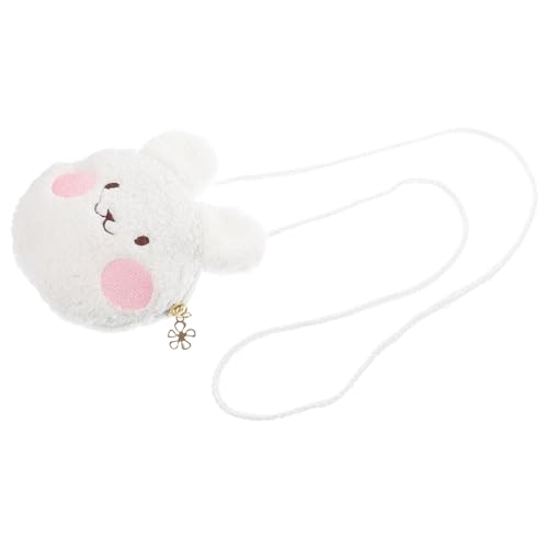 PartyKindom Kawaii Plush Ear Crossbody Bag for Girls Cute Cartoon Purse Soft and Design for Everyday Use for Little Girls