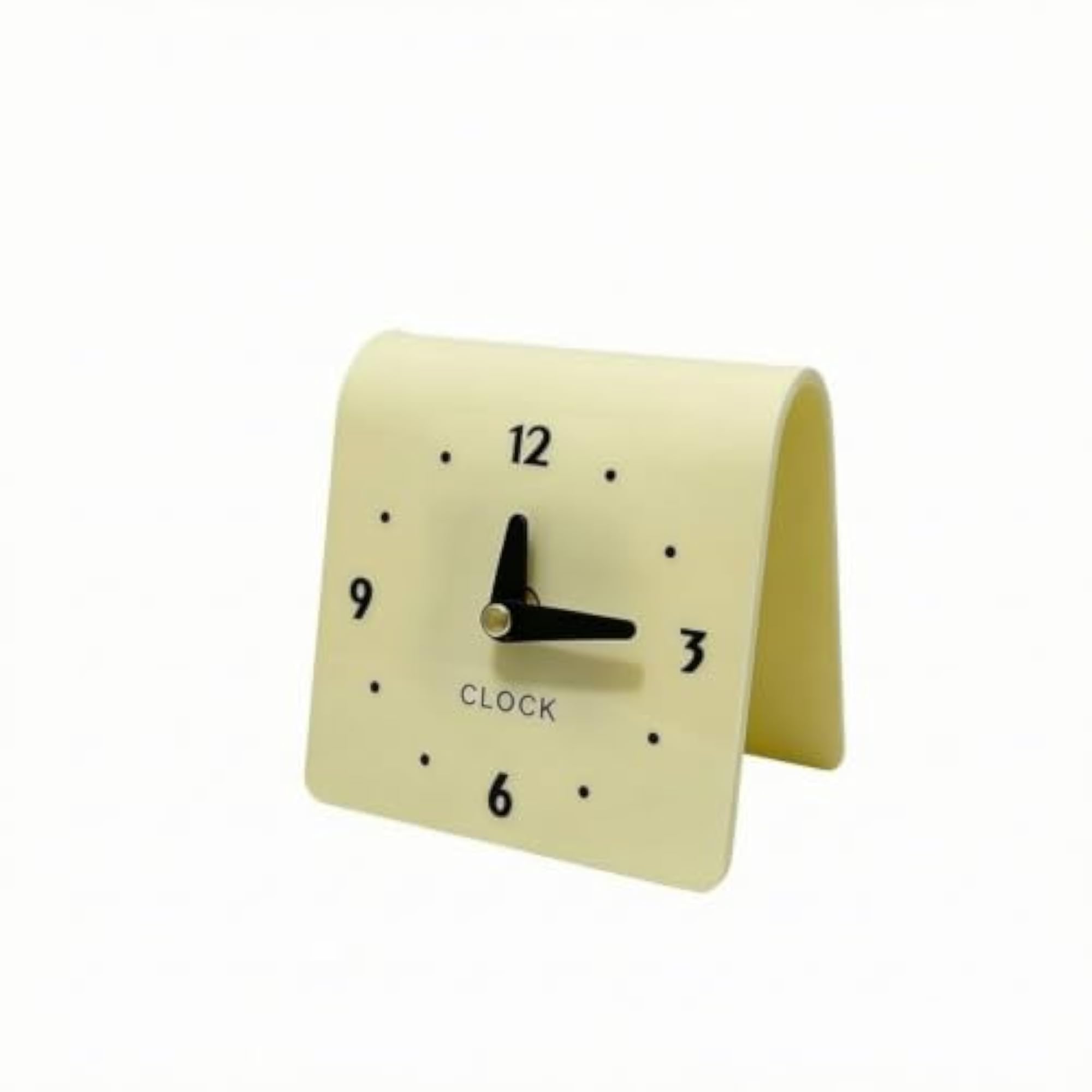 Battery-Powered Silent Desktop Clock, Acrylic Case