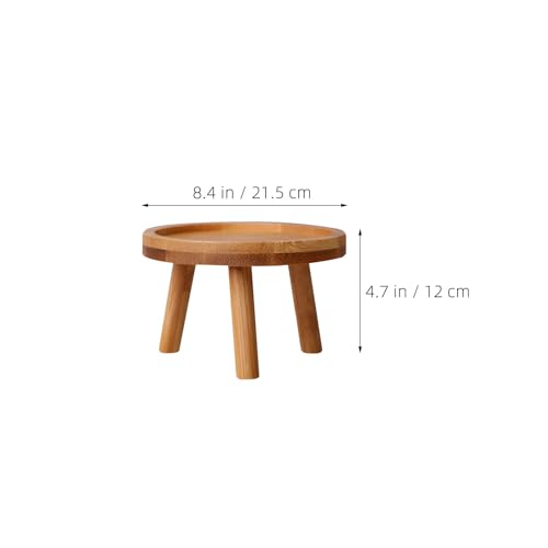 Image of balacoo Wooden Plant Stand Indoor Stackable Flowerpot Holder Display Stool for Succulents Bonsai Pot Pedestal Household Vase Stand 8.46 X 4.72 X 4.72 in for Home Decor