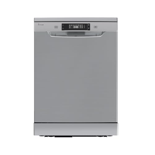 KKT KOLBE Geschirrspüler Freistehend | 60cm | Edelstahl | AquaStop | Oberkorb höhenverstellbar | Besteckschublade | 8 Programme | 14 Maßgedecke | Zeitvorwahl | DW616FS