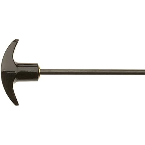 KleenBore OP106 Classic One-Piece 6.5-Inch Stainless Steel 0.22-0.45 Caliber Handgun Cleaning Rod,Black Cover