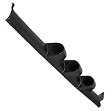 Srggscd Black Triple Gauge 52mm Pillar ABS Plastic for Honda for CRX 1988-1991 for Civic 1988-1991