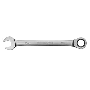 Gedore 17mm Combination Ratchet Wrench