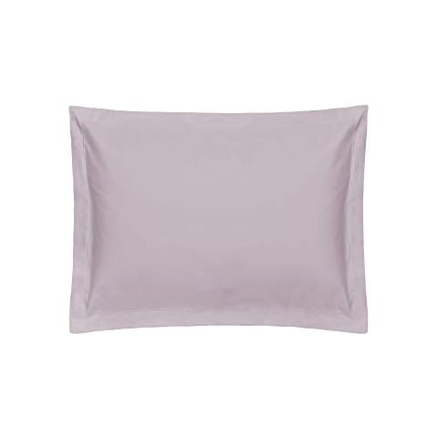 Belledorm 400 Thread Count Single Ply Egyptian Cotton Pair of Oxford Style Pillow Cases in Mulberry Cover