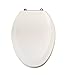 Mintcraft T-19WMC Toilet Seat, For Use With Elongated Bowls, 19 in W