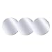3 Pezzi Placche Metalliche Adesive, Piastra Metallo con Adesivo Universale per Supporto Cellulare Auto Magnetico/Porta Telefono Auto con Calamita, Argento Rotonde