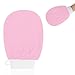 Exfoliating Glove Body Scrubber Exfoliator 1 PC Korean Washcloth Skincare Remover Deep Scrub Loofah Cleansing Mitts Exfoliate Cloth Exfoliation Scrubbing Bath Shower Soap Sponge Hand Towel(Pink)