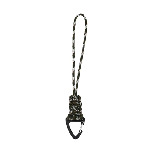 Lanyard del llavero , Lanyard del carabinón | CARABINER Clip con correa,Clip de cerradura de hebilla de triángulo de liberación rápida, cierre de correa de gancho para acampados al aire libre.