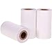 Bisofice Poooli papier thermique autocollant Papier thermique collant blanc vierge durable 10 ans Rouleau de papier sans BPA 57 * 30mm 3 rouleaux compatibles avec l'imprimante thermique Poooli
