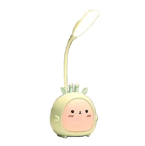 USB Kids Desk Light with Night Light | Rechargeable LED Study Lamp for Children Room & Study Table Green 1-image-13