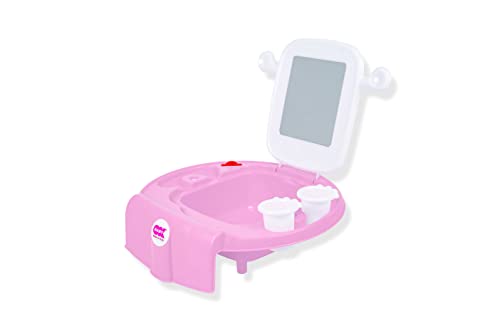OKBABY Space - Mini lavabo para ayudar al niño a experimentar la higiene personal con diversión - Fucsia