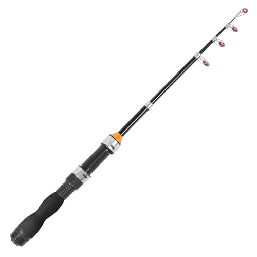 telescopic collapsible extendable fishing rod for saltwater and freshwater lightweight and compact design