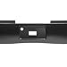 HECASA Rear Roll Pan Compatible with 2008-2016 Ford F-250 F-350 Super Duty Truck Rear Bumper Rollpan Steel Electrophoresis Black