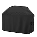 BBQ Grill Cover 61 Inch for Weber Genesis 300 Series Gas Grill, BBQ Gas Grill Cover Waterproof, Barbecue Cover with Adjustable Straps for Weber, Genesis, Charbroil, Brinkmann, Nexgrill and More