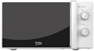 Beko Solo Microwave MOC20100WFB |White Design | 20L Capacity| 700W Power | Includes Auto-Defrost & 30 min Mechanical Timer