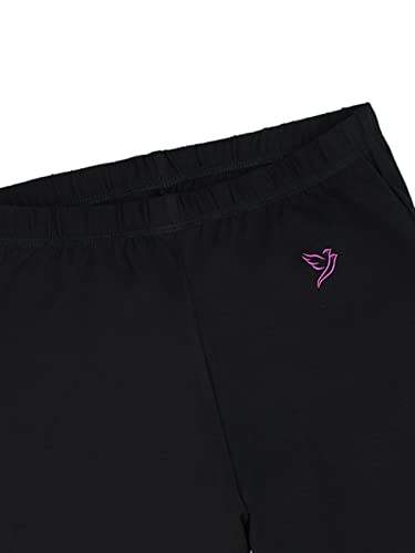 Image of TWIN BIRDS Cotton Stretchable Solid Coloured Skinny Fit Knee Length Yoga /Cycling /Sports Shorts for Girls