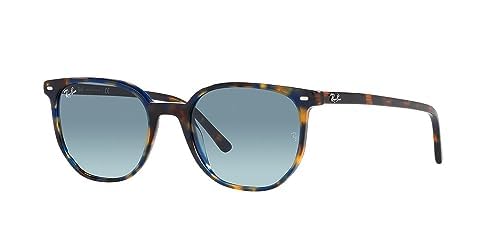 Image of Ray Ban Sunglasses for Women and Men - Elliott 0RB2197 - Designer Sunglasses with High-Bridge Fit and Crystal Lenses, Size 52