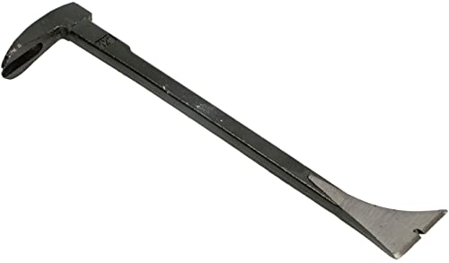 KOTARBAU® Barra de palanca de acero forjado 30 cm, Barra de demolición doble cara, Barra de uña, Extractor de clavos, Herramienta para desmontar pisos de parquet o madera, Pata de cabra, Desencofrador