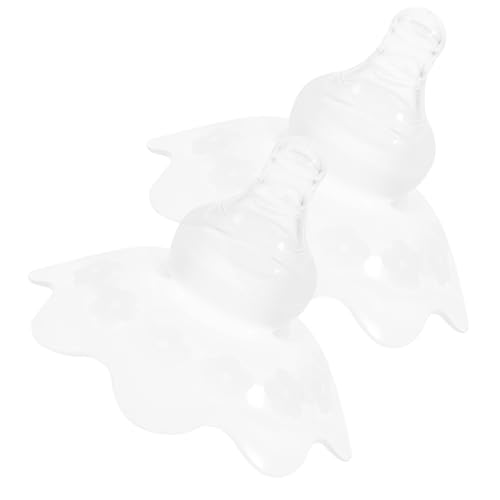 HANABASS 2Pcs Silicone Breastfeeding Protector Nursing Supplies for Comfortable Feeding Easy to Clean Prevents Biting for Lactating Mothers