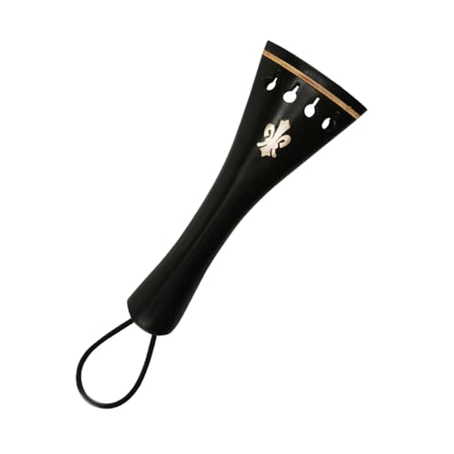 バイオリン アクセサリー バイオリンテールピース バイオリンテールピース 黒檀ナツメツゲの木 スネークウッド バイオリンテールロープ (Color : Style 3)