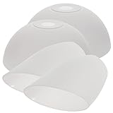 GARVALON 4pcs Plastic Lampshade Set Lamp Shades for Table Lamps White Chandelier White Lamp Shades Small Lamp Shades Lamp Shade Cover Plastic Bowl Lamp Shade Floor Lamp Shade Replacement