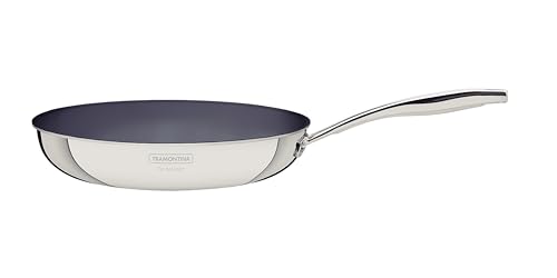 Tramontina Frigideira Grano em Aço Inox com Corpo Triplo e Revestimento Interno Cerâmico Grafite 26 cm