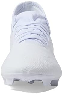 adidas Unisex Predator Accuracy.3 Firm Ground Soccer Shoe, White/White/Black, 9 US Men | Image 2