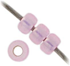 Miyuki Seed Bead 15/0 APX.22g - Pink SL Dyed Alabaster Japanese Glass Seed Beads