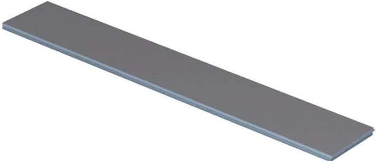 Wedi Shower Extension 12""x72"" 72in.x12in. sloped 1/4 in./ft (US3000036), Gray