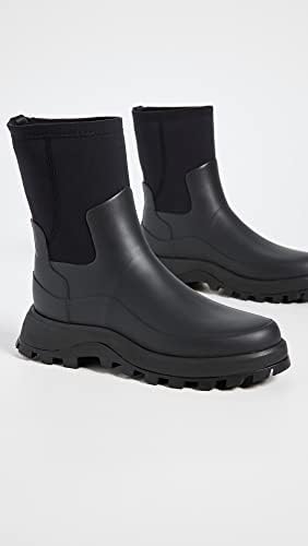 Hunter Footwear Women's City Explorer Short Rain Boot, Black, 8 | Image 3