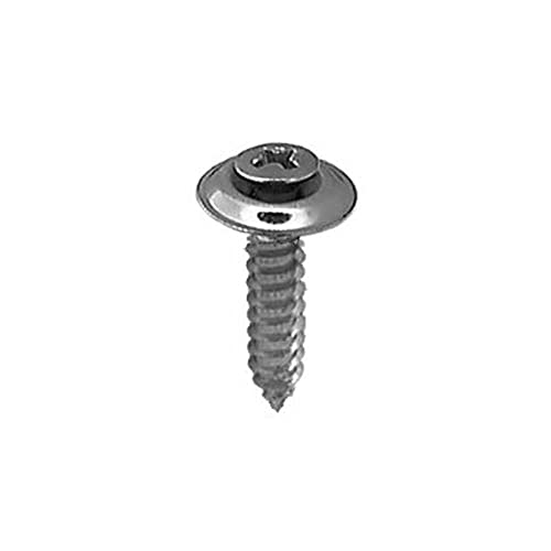 Vis SEMS #8 x 3/4 Phillips ovale avec finition chrome premium BoltmanShop pour quincaillerie