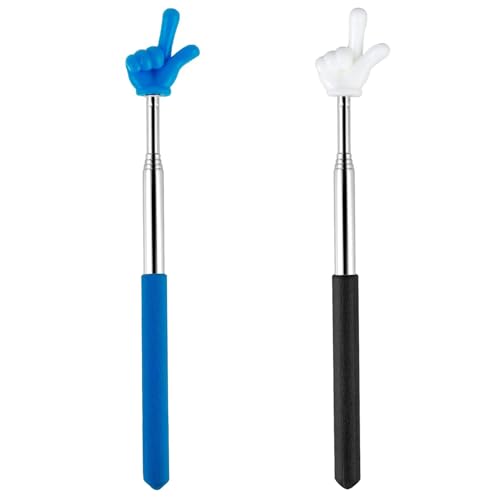 2 Pezzi Bacchetta Telescopica Allungabile, Mini Bastone Retrattile per...