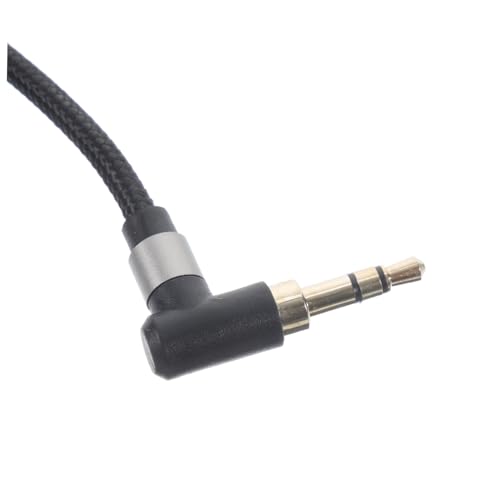 Cable de audio macho macho Veemoon con conector de grados reforzado para altavoces estables 6