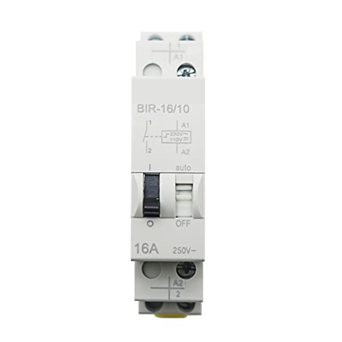 Relais de contrôle d'impulsion électrique 16A double tension AC12V DC6V pour automatisme