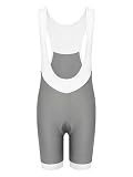 Miaeowve Kinder Jungen Mountainbike Gepolstert Shorts Radsport Trägerhose Grau 134-140