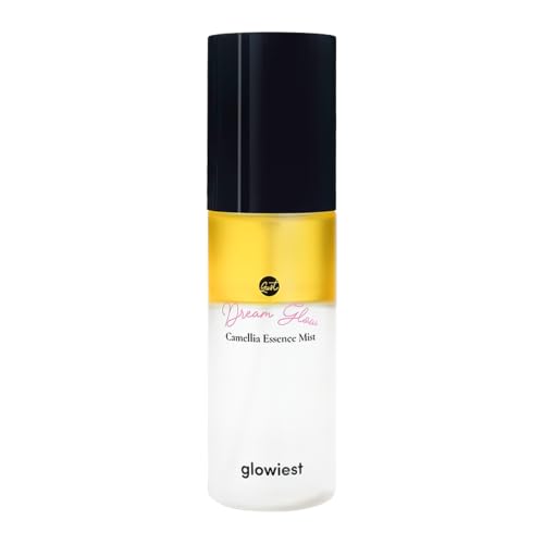 glowiest Dream Glow Camellia Essence Mist- Glass Skin Hydration & Soothing. Glow-Booster ; All In One Multi Mist+Toner+Serum l 75% Camellia Flower Water (2.70 fl. oz (80 ml))
