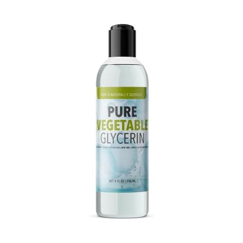 Vegetable Glycerin (8 oz.) by Pure Organic Ingredients, Food & USP Pharmaceutical Grade, Kosher, Vegan, Hypoallergenic Moisturizer And Skin Cleanser Cover