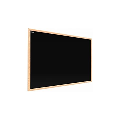 ALLboards Magnetic Chalkboard with Wooden Frame 80x50cm, Magnetic Chalkboard Chalk Cover
