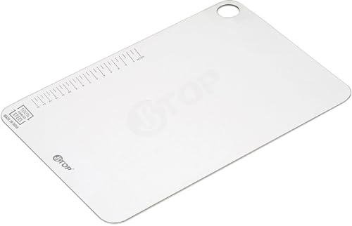 Image of Btop Stainless Steel Chopping Board, Corrosion Resistant, Waterproof, Rust-Proof, Professional Kitchen Equipment (Steel Reguler Size O Chopping Board)