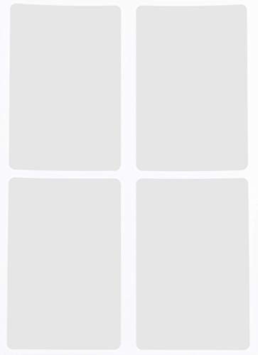 Royal Green White Labeling Stickers Rectangles 7.5 cm x 5 cm - Name Badge Labels with Stronger Adhesive (75mm x 50mm) - 200 Pack