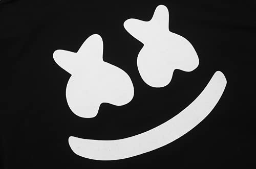 Marshmello - Adult Smile Hoodie - Cotton Polyester Blend, Unisex Fit, 8.5 oz Fleece4