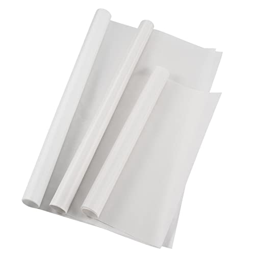 Tool parts 30x40cm 40x60cm 40x50cm PTFE Sheet Heat Resistant Sheet Reusable White 1 Set