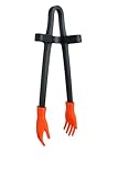 Snack Chopsticks for Clean Hands β No-Mess Finger Tongs for Gaming, Offica and more (black and orange)