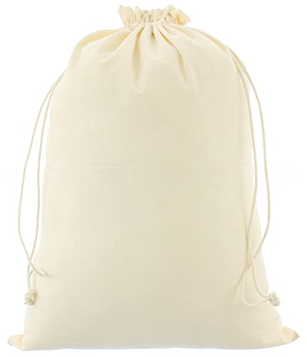 CleverDelights Baumwollbeutel, 35,6 x 50,8 cm, 10 Stück Cover