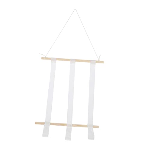 STOBAZA Hair Clips Storage Organizer Wooden Hair Bow Holder for Wall Decor Capacity for All Hair Accessories Stylish Home Accent for Nursery Rooms