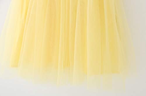 Baby Girl Tutu Dresses Sleeveless Toddler Flower Tulle Dress Princess Soft Pom Sundress - Image 4