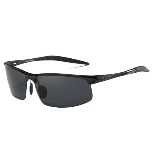 Lunettes de soleil homme luxe monture métallique robuste en aluminium classique UV400