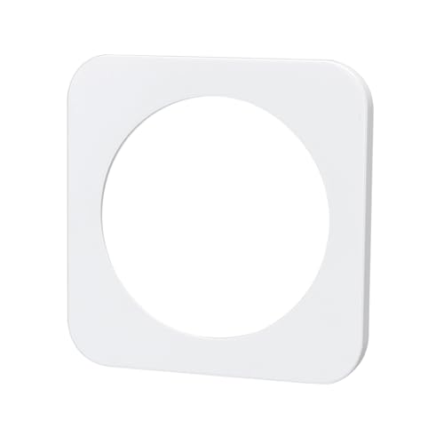 Placa de pared de plástico, 1 llave, color blanco, ideal para interruptores eléctricos en instalaciones domésticas y comerciales.